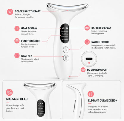 LED Neck & Face Massager